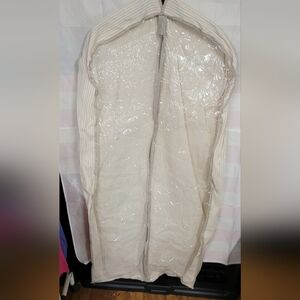 Garmet Bag Gray Clear Front Long